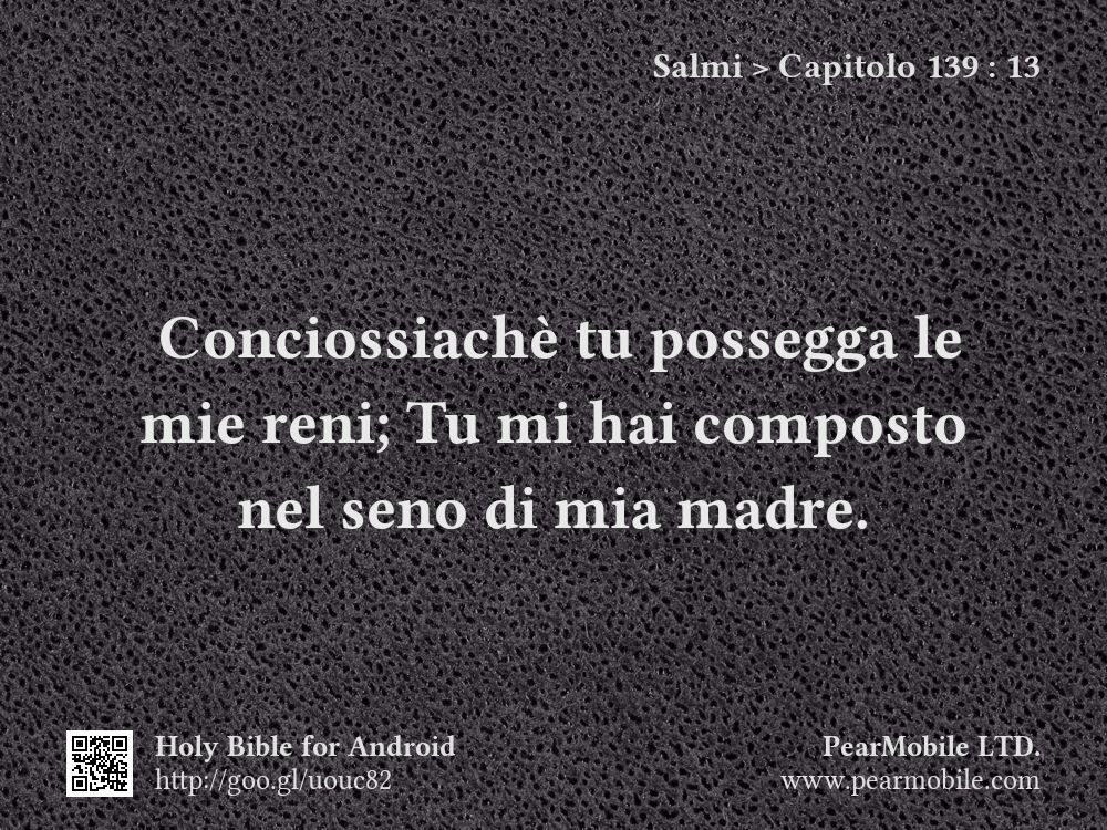 Salmi, Capitolo 139:13